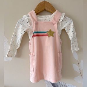 Petite Lem 2-Piece Dress and Bodysuit Set, 9M